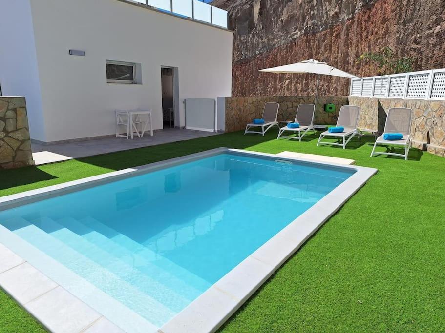 Malibu Mogan Secret Pool Villa - Piscina Privada Y Climatizada - Exclusive Heated Pool La Playa de Tauro Bagian luar foto
