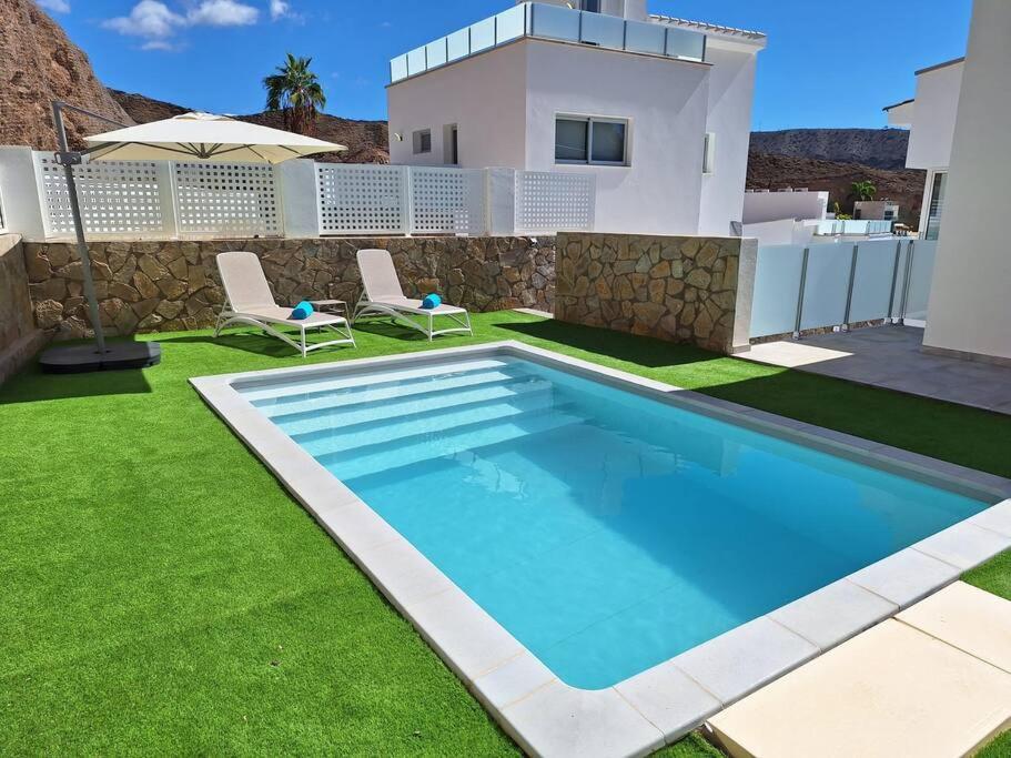 Malibu Mogan Secret Pool Villa - Piscina Privada Y Climatizada - Exclusive Heated Pool La Playa de Tauro Bagian luar foto
