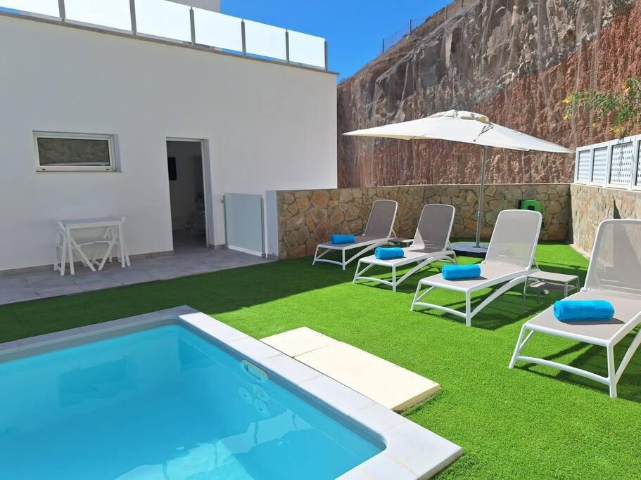 Malibu Mogan Secret Pool Villa - Piscina Privada Y Climatizada - Exclusive Heated Pool La Playa de Tauro Bagian luar foto